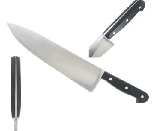 ABATTRE 30 cm Canadien - INOX - MANCHE PLASTIQUE Ref 905