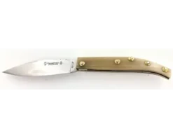 Agenais 12 cm - Corne Blonde - Guilloché - rosettes apparentes