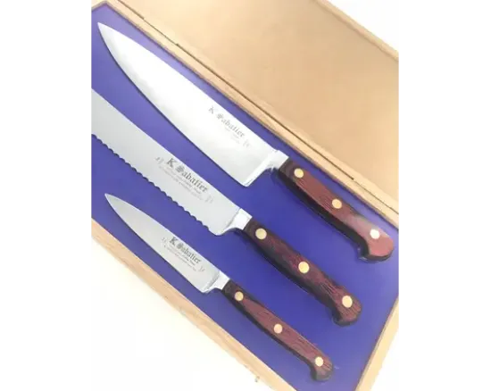 Auvergne - Coffret Chêne - Cuisine 21 cm - Pain 21 cm - Office 10 cm
