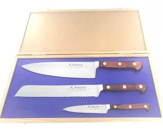 Auvergne - Coffret Chêne - Cuisine 21 cm - Pain 21 cm - Office 10 cm