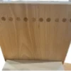 Bloc chêne magnétique (sans couteaux)