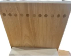 Bloc chêne magnétique (sans couteaux)