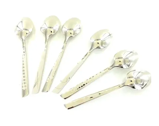 Coffret de 6 Cuillères café - Décors Maison