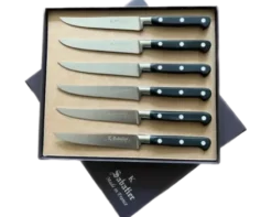 Coffret de 6 Steaks 13 cm Authentique AVEC DENTS