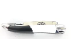 Couteau Laguiole Airbus Manche en Fibre de Carbone - Acrylique Blanc