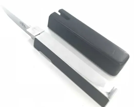 Couteau Ora ïto Inox Manche en Acrylique Minéral Noir