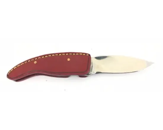 Cuir 8 cm Rouge