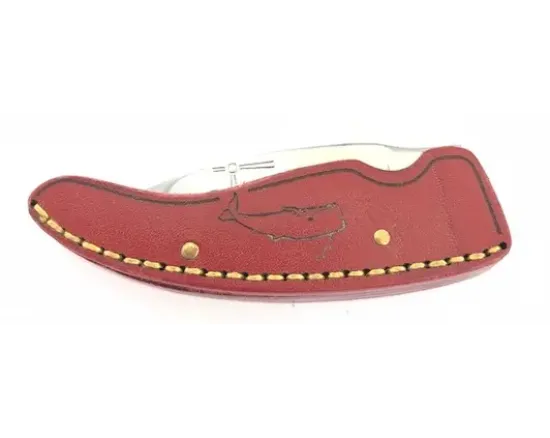 Cuir 8 cm Rouge