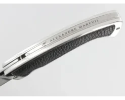 1515 Cuir noir & plaqué rhodium