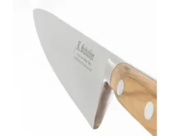 Cuisine 23 cm - Acier Carbone - Manche Olivier