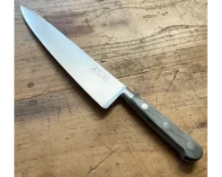 Cuisine 23 cm - bois noir - rivets inox