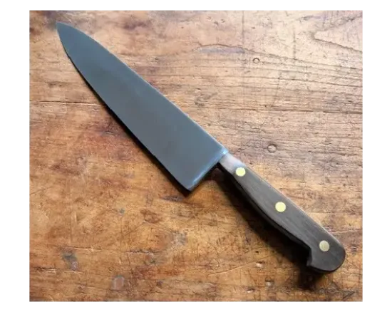Cuisine 28 cm Canadienne - CARBONE - Manche Bois Noir Ref 353