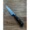 Cuisine 13 cm Carbone Manche bois noir Rivets Rosette - Ref 335