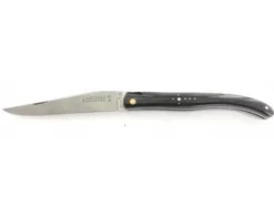Design Beillonnet MOF - Laguiole 12 cm - Tire-bouchon - Corne de Buffle - Guilloché