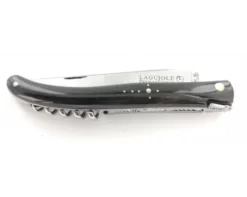 Design Beillonnet MOF - Laguiole 12 cm - Tire-bouchon - Corne de Buffle - Guilloché