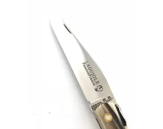 Design Beillonnet MOF - Laguiole 12 cm - Tire-bouchon - Corne Blonde