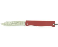 Douk Douk 160 Inox - Manche Acier couleur ROUGE