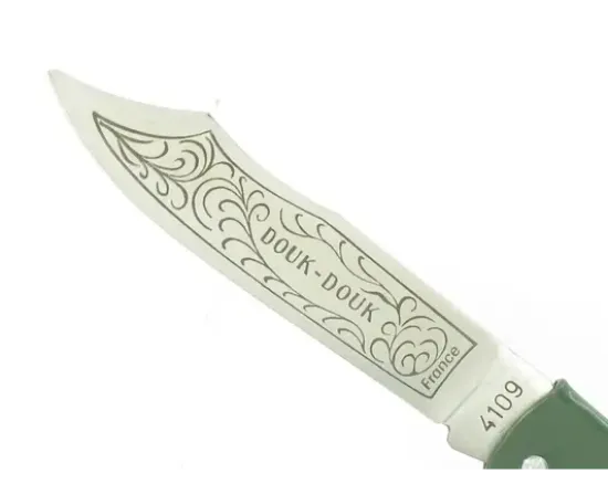 Douk Douk 160 Inox - Manche Acier couleur VERT