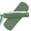 Douk Douk 160 Inox - Manche Acier couleur VERT - GAINE CUIR