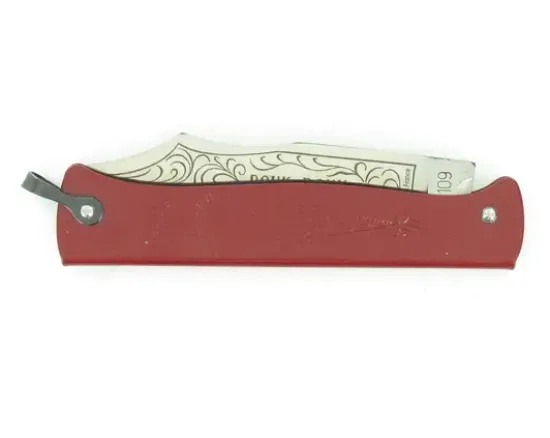 Douk Douk 200 Inox - Manche Acier Couleur ROUGE