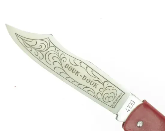 Douk Douk 200 Inox - Manche Acier Couleur ROUGE