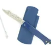 Douk Douk 200 Inox - Manche Acier Couleur BLEU - GAINE CUIR