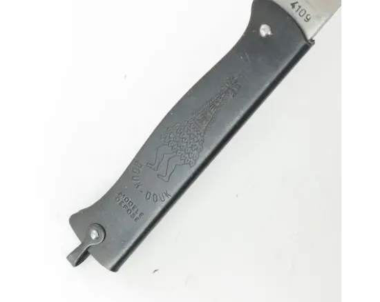 Douk Douk 200 Inox - Manche Acier Noir