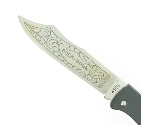 Douk Douk 200 Inox - Manche Acier Noir