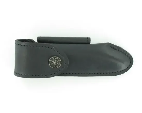 Etui Cuir Laguiole Tradition 13 cm Noir