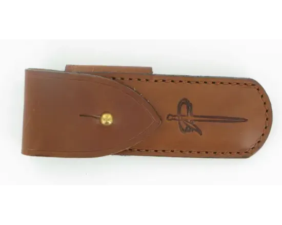 Etui Cuir Le Français Perceval Marron