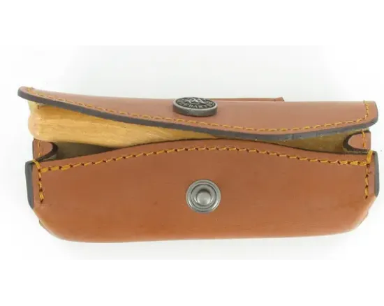Etui Cuir Provencal 10 - 11 cm Cognac Maya