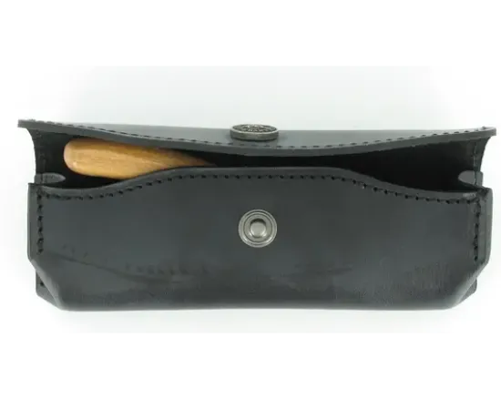 Etui Cuir Provencal 12 - 13 cm Noir