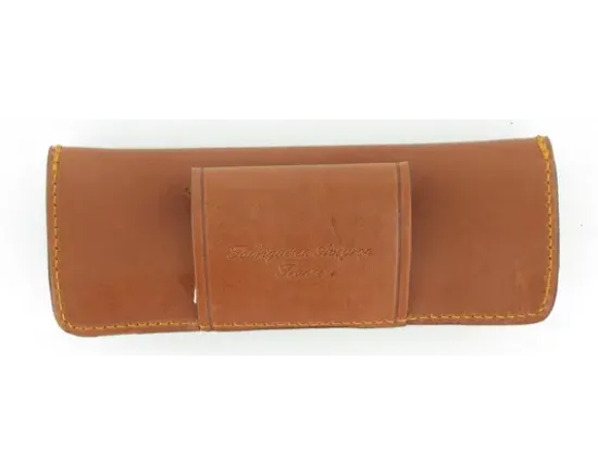 Etui Cuir Tendance 13 cm Cognac Maya