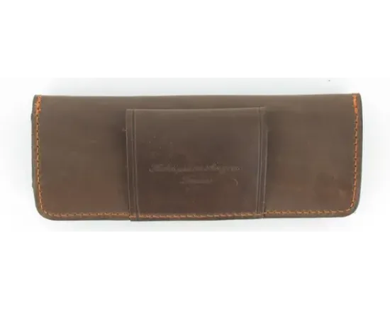 Etui Cuir Tendance 13 cm Marron