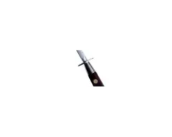 Fusil Rond 20 cm - Embase Forgée - Manche Stamina - Rivets Laiton
