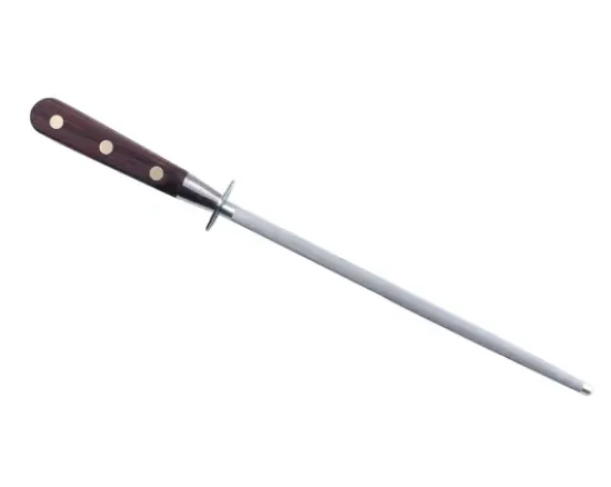 Fusil Rond 25 cm - Embase Forgée - Manche Stamina - Rivets Laiton