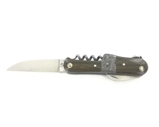 Jean-Pierre Veysseyre - Sommelier à Système - Gaïac - mitre centrale en damas - 3 pièces