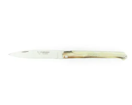 Laguiole 12 cm Ancestral - Pointe de Corne - Plein Manche