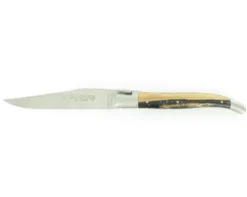 Laguiole 12 cm - double platines - Ebène Royal - 2 mitres