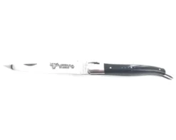 Laguiole 12 cm Franc-Maçon - Buffle Poli - 2 mitres