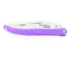 Laguiole 11 cm - manche Acrylique Violet - Coeur