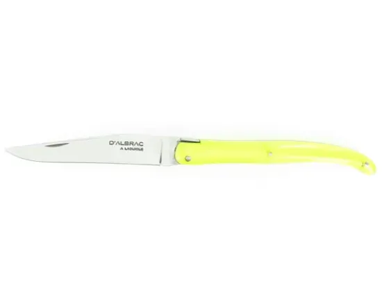 Laguiole 11 cm - manche Acrylique jaune