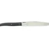 Laguiole 12 cm - Manche Blanc et Noir - Ressort guilloché - 1 mitre