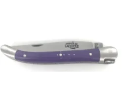 Laguiole 9 cm - 2 mitres - Tissu Compressé Violet