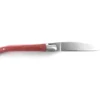Laguiole 9 cm - 2 mitres - Tissu Compressé Orange