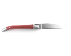Laguiole 9 cm - 2 mitres - Tissu Compressé Orange