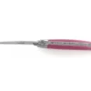 Laguiole 9 cm - 2 mitres - Tissu Compressé Rose