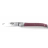 Laguiole 9 cm - 2 mitres - Tissu Compressé Rouge