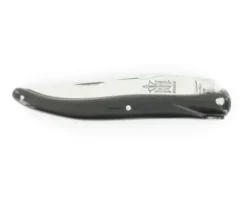 Laguiole 12 cm - Plein Manche Buffle - Ressort, Platine et lame ciselés