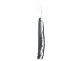 Laguiole 12 cm Plein Manche Damas Japonais Croûte de Buffle